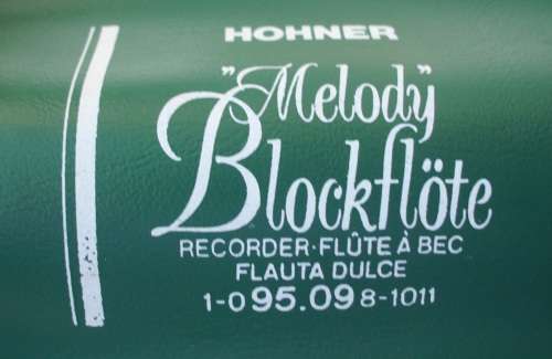 Flute - Hohner Recording - Germany - plus vinyl pouch