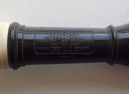Flute - Vintage Dolmetsch - UK Recorder used