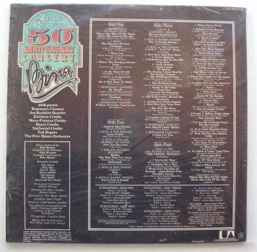 LP - Bing Crosby - 50th Anni. Concert  - Double album