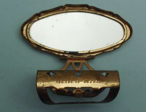 Lipstick holder with mirror vintage