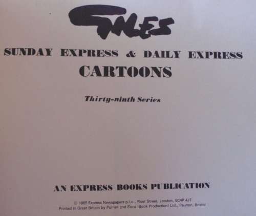 Book - Giles x 2 unused