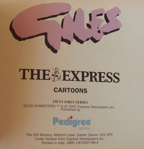 Book - Giles Annual Collection 1998 with Billy Connolly
