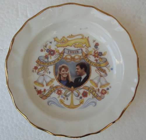 Miniature Plate - Sarah + Andrew Wedding 1986