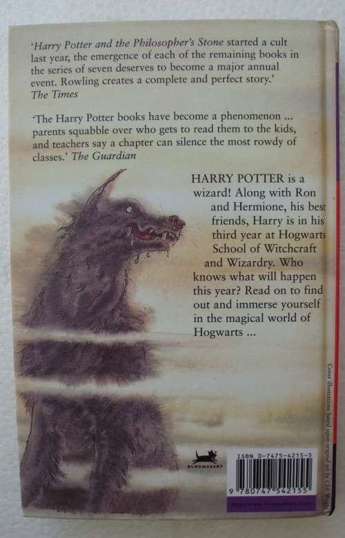 Book - Harry Potter and the Prisoner of Azkhaban - J.K.Rowling - 1999 1st ed