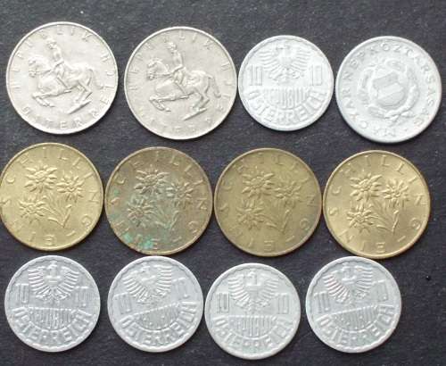 Coin - Austria mixed x 12