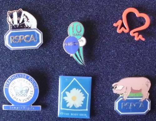Pin badges UK mixed lot unused