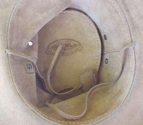 Hat - Suede Leather size `S`