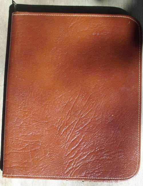 Genuine leather wallet/organiser/tablet holder