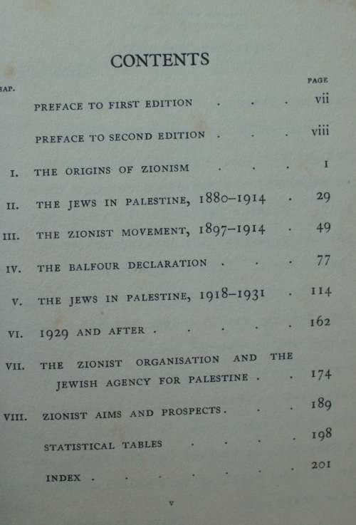 Book - Zionism by Leonard Stein