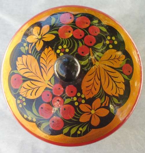Russian Trinket Box - Handpainted - unused