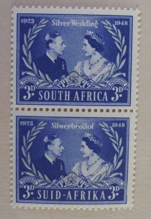Stamp - South Africa - Silver Wedding - 1948 MLH