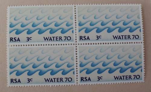 Stamp - RSA Water 3c 1970 MLH