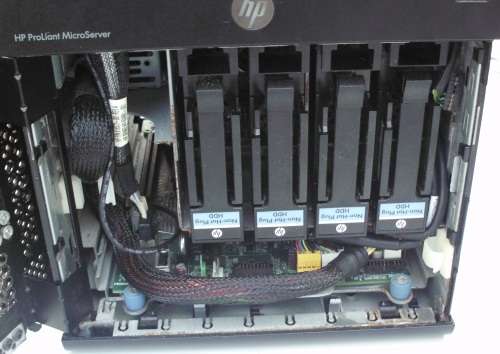 HP Micro Server box + M/Board + Ram Available for Spares