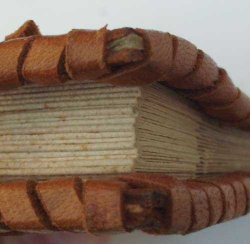Genuine Ostrich Skin Notebook Vintage + Handmade Notebook - unused