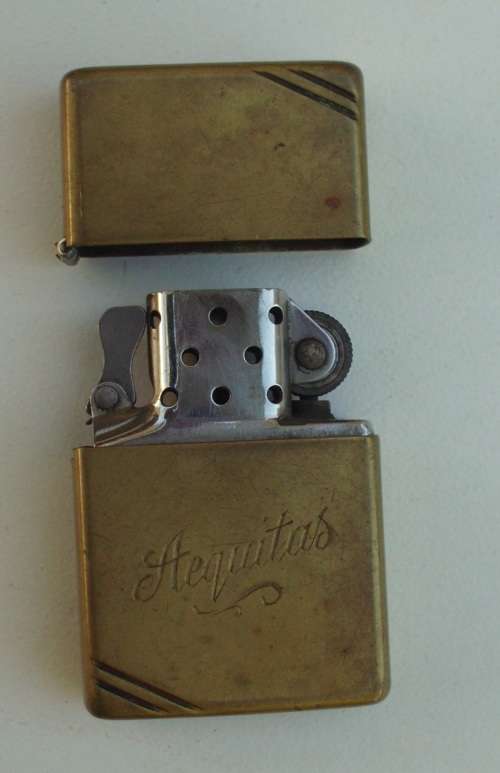 Cigarette Tins + Zippo lighter used