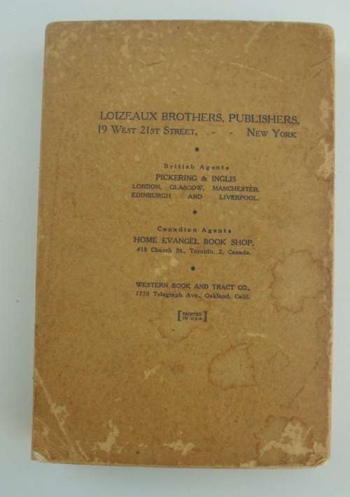 Book - Lectures on The Revelation - H.A.Ironside - 1919