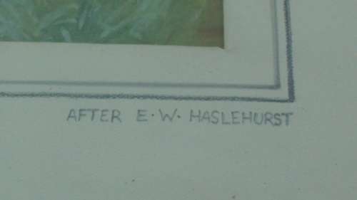Painting - Watercolour - E.W.Haslehurst