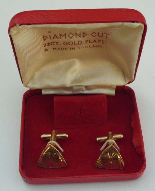 Cufflinks - 22ct Gold Plated vintage