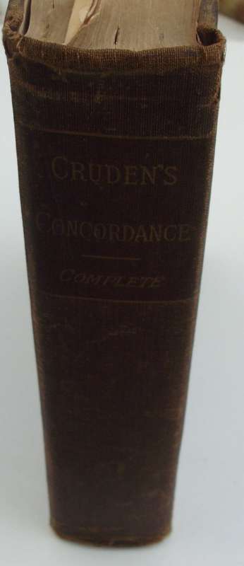 Bible - Crudens Concordance Complete - Alexander Cruden - Antique