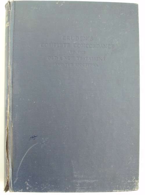 Bible - Crudens Complete Concordance - Alexander Cruden - Antique 2
