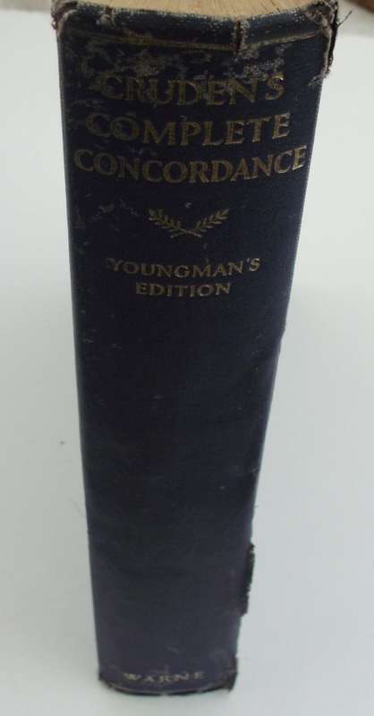 Bible - Crudens Complete Concordance - Alexander Cruden - Antique 2