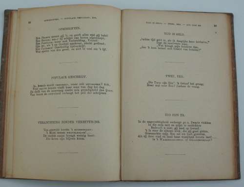 Book - Gedichten Van Nicholaas Beets x 2 antique