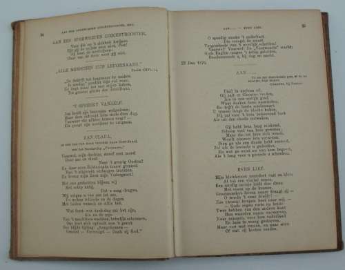 Book - Gedichten Van Nicholaas Beets x 2 antique