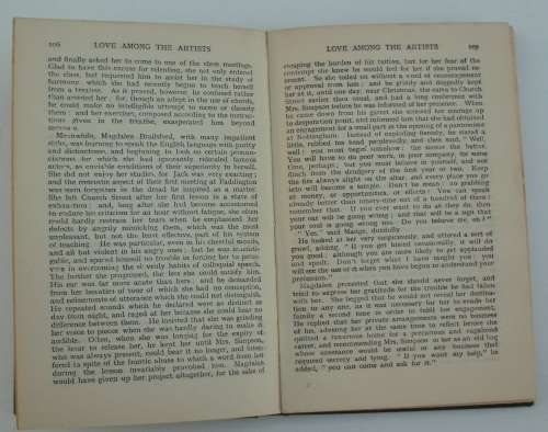 Book - Love Among The Artists - Bernard Shaw - 1914 antique