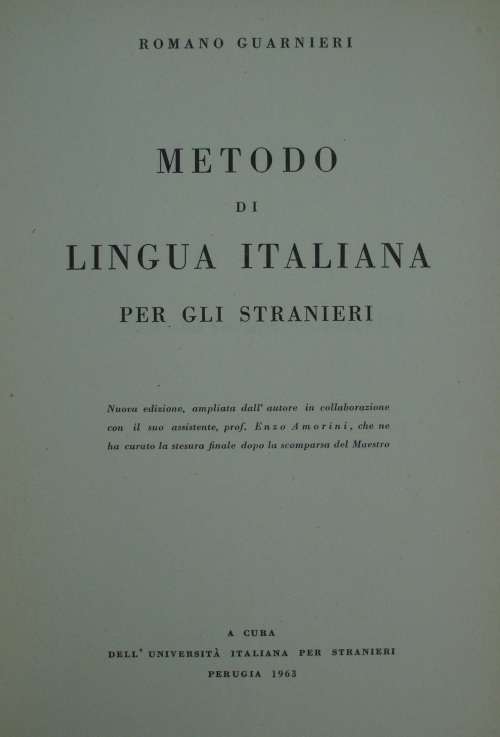 Book x 2 Vintage Italy Education/University 1962/3