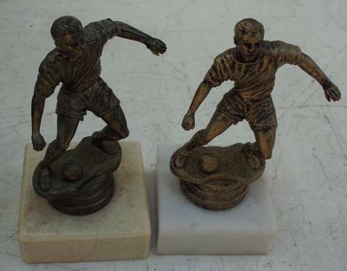 Trophies x 2 Soccer Small + Solid Marble