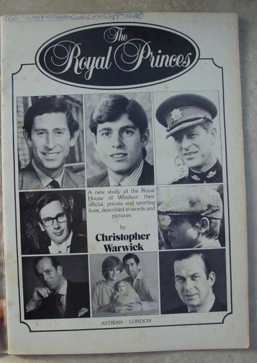 Book - The Royal Princes - Christopher Warwick - 1982