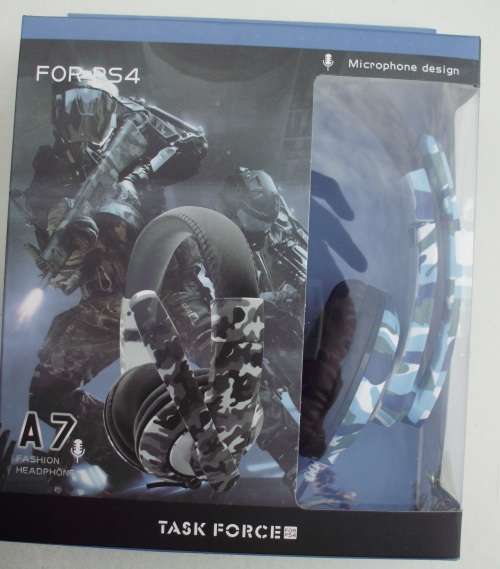 PS4 Headsets Coloured Wired Camo