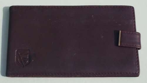 Genuine Leather Cheque Book Standard bank