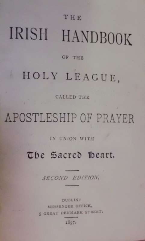 Bible/Prayer Book - 1897 - The Irish Handbook - pocket - Antique