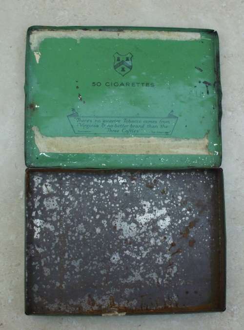 Tins x 2 - Antique - 3 Castles/Meggezones