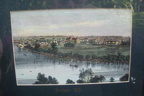 Print - Wood Engraving - Australia - Brisbane - `Australasian Sketchers` 1878