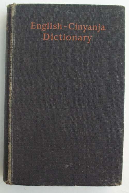 Book - Dictionary - English to Cinyanja [Malawi]