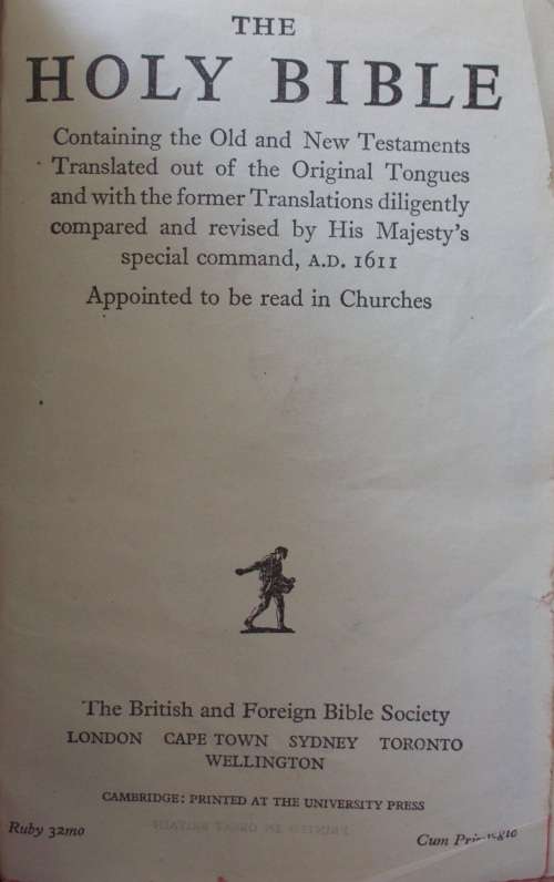 Bible - The Holy Bible - Undated - Pocket