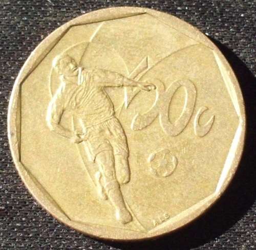 Coin - RSA 50 Cent 2002 Soccer - error