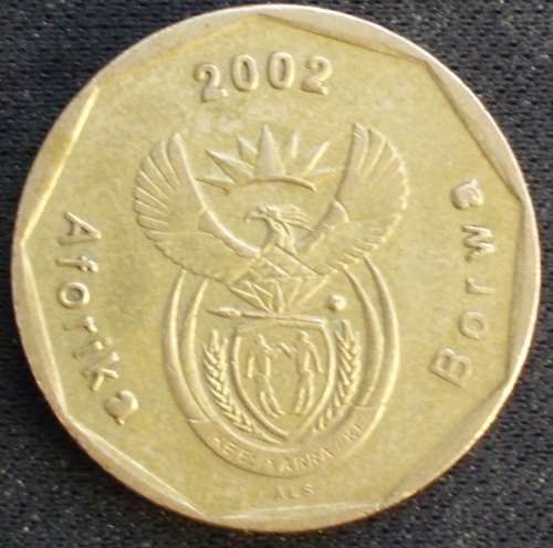Coin - RSA 50 Cent 2002 Soccer - error