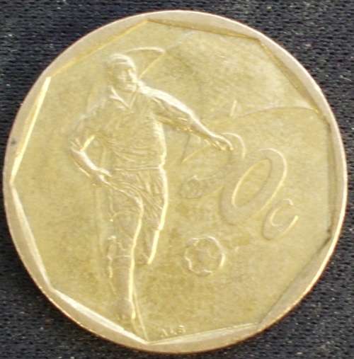 Coin - RSA 50 Cent 2002 Soccer - error
