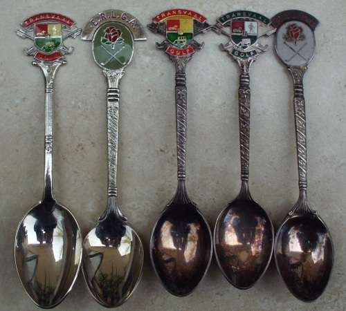 Spoons x 5 Vintage - Transvaal Golf