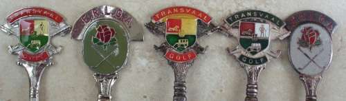 Spoons x 5 Vintage - Transvaal Golf