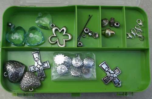 Beads/Charms Mixed lot in Box