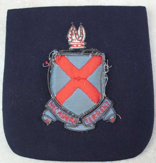 Cloth Badge For Blazer pocket - Nec Aspera Terrent