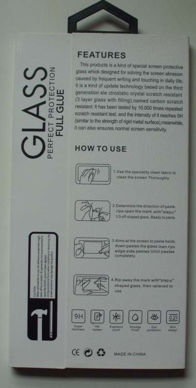 Samsung S8 Gold Screen Protector Tempered Glass[min order 10 units]