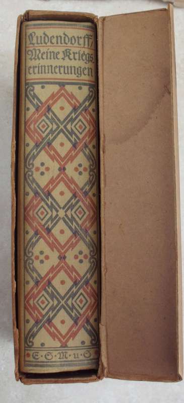 Book - My War Memories - Gen. Erich Ludendorff - WW1 Germany 1919 - 1st ed