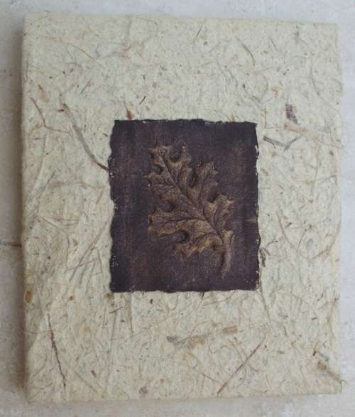 Genuine Ostrich Skin Notebook Vintage + Handmade Notebook - unused