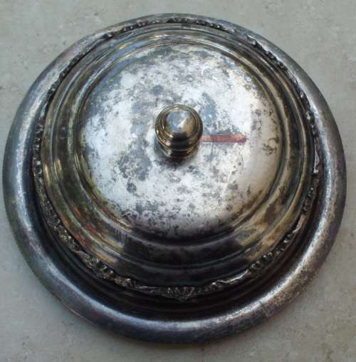 Antique Metal Plate Jam/Cheese/Butter etc Combo [EP CU]
