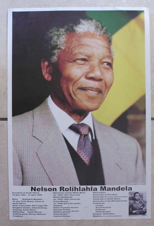 Poster - Nelson Mandela - original - Unused